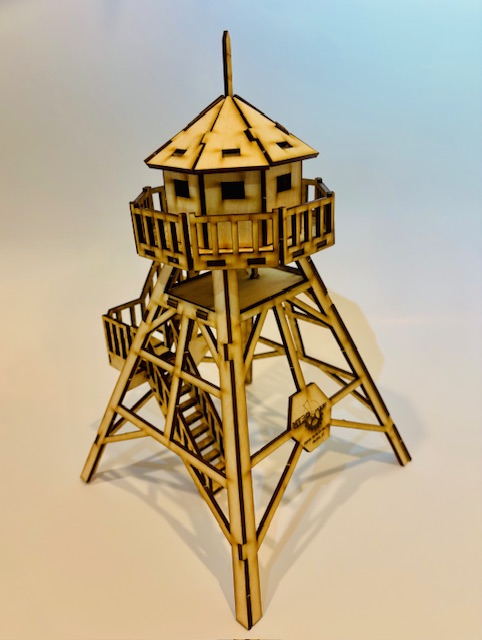 The Firetower Puzzle - Back View