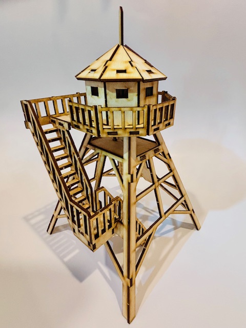 The Firetower Puzzle - Side View